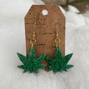Weed Earrings